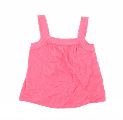 Womens UK Size 8 Marks and Spencer Pink Basic Tank