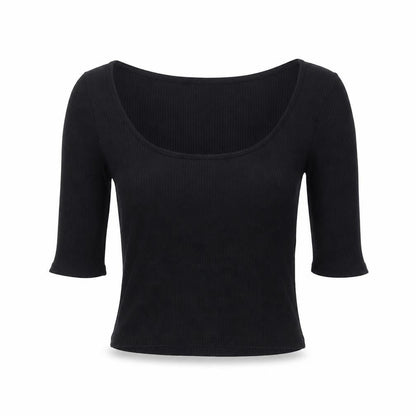 Womens UK Size S H&M Black Basic Blouse