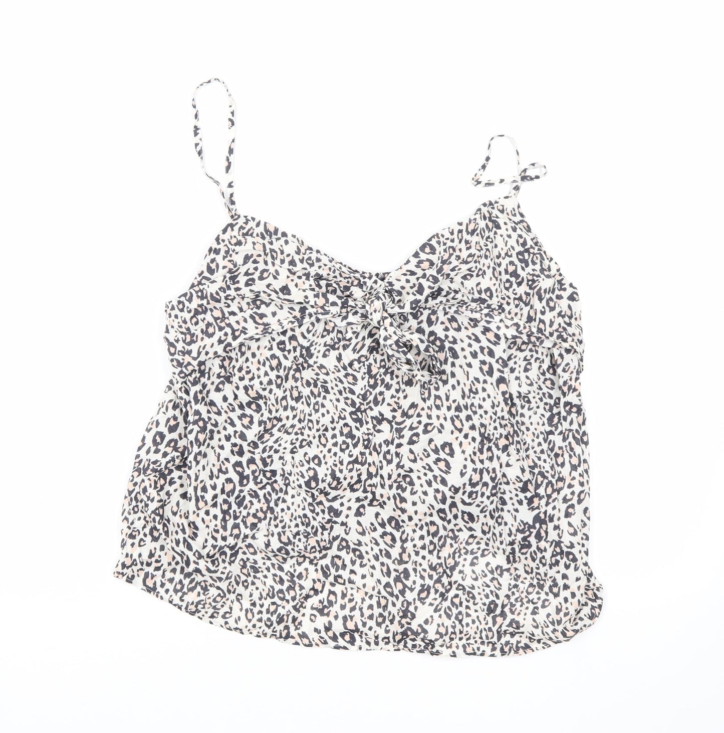 Womens UK Size 14 Marks and Spencer Beige Camisole Tank
