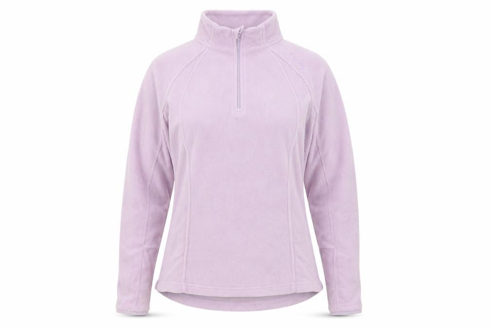 Womens UK Size S Quechua Purple 1/2 Zip