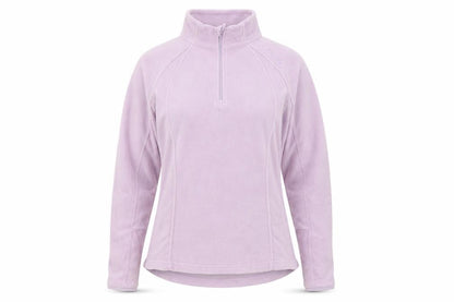 Womens UK Size S Quechua Purple 1/2 Zip