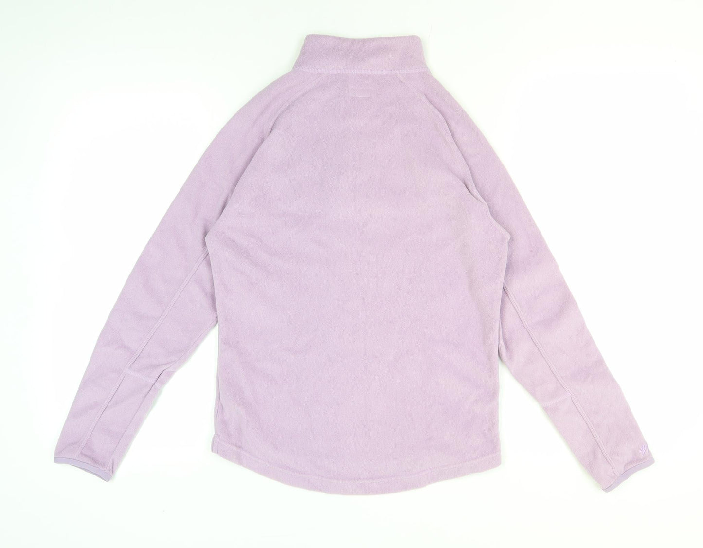 Womens UK Size S Quechua Purple 1/2 Zip