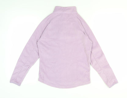 Womens UK Size S Quechua Purple 1/2 Zip