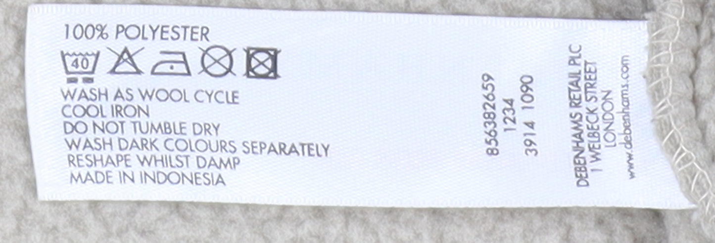 Maine New England Unisex Beige Fleece Jacket M