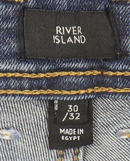 River Island Women's Blue Skinny Jeans - Size 30