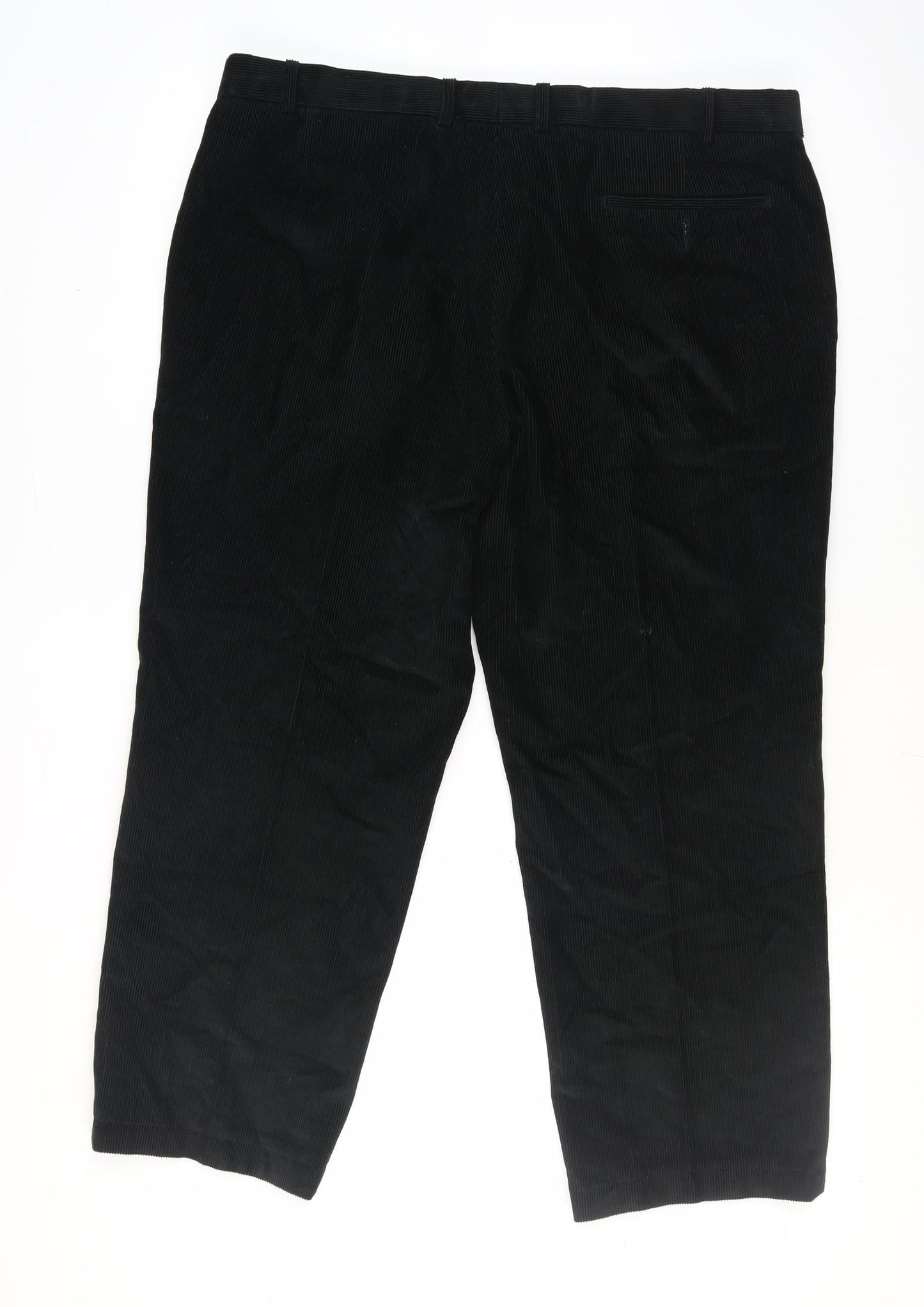 Womens UK Size 40 Marks and Spencer Relaxed Fit Chino Black Trousers