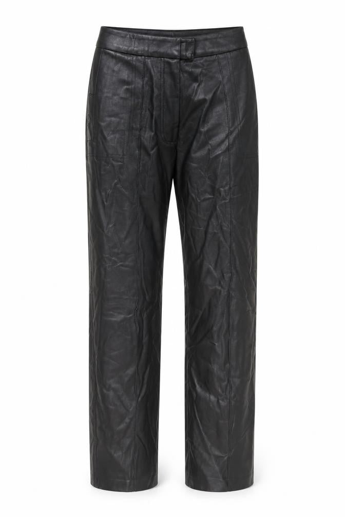 Womens UK Size 10 Marks and Spencer Regular Fit Straight Black Trousers