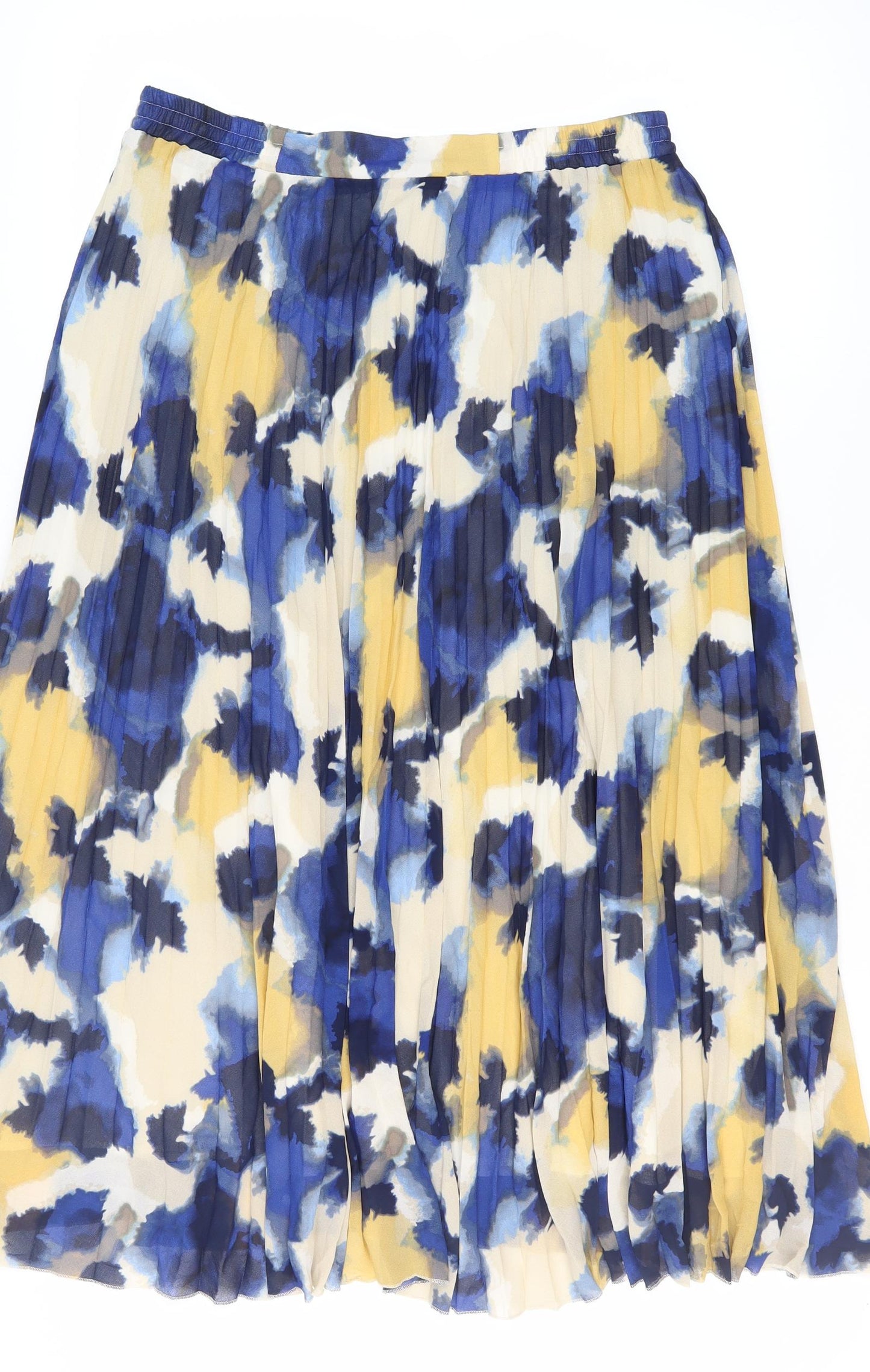Marks and Spencer Women's Multicoloured Pleated Midi Skirt