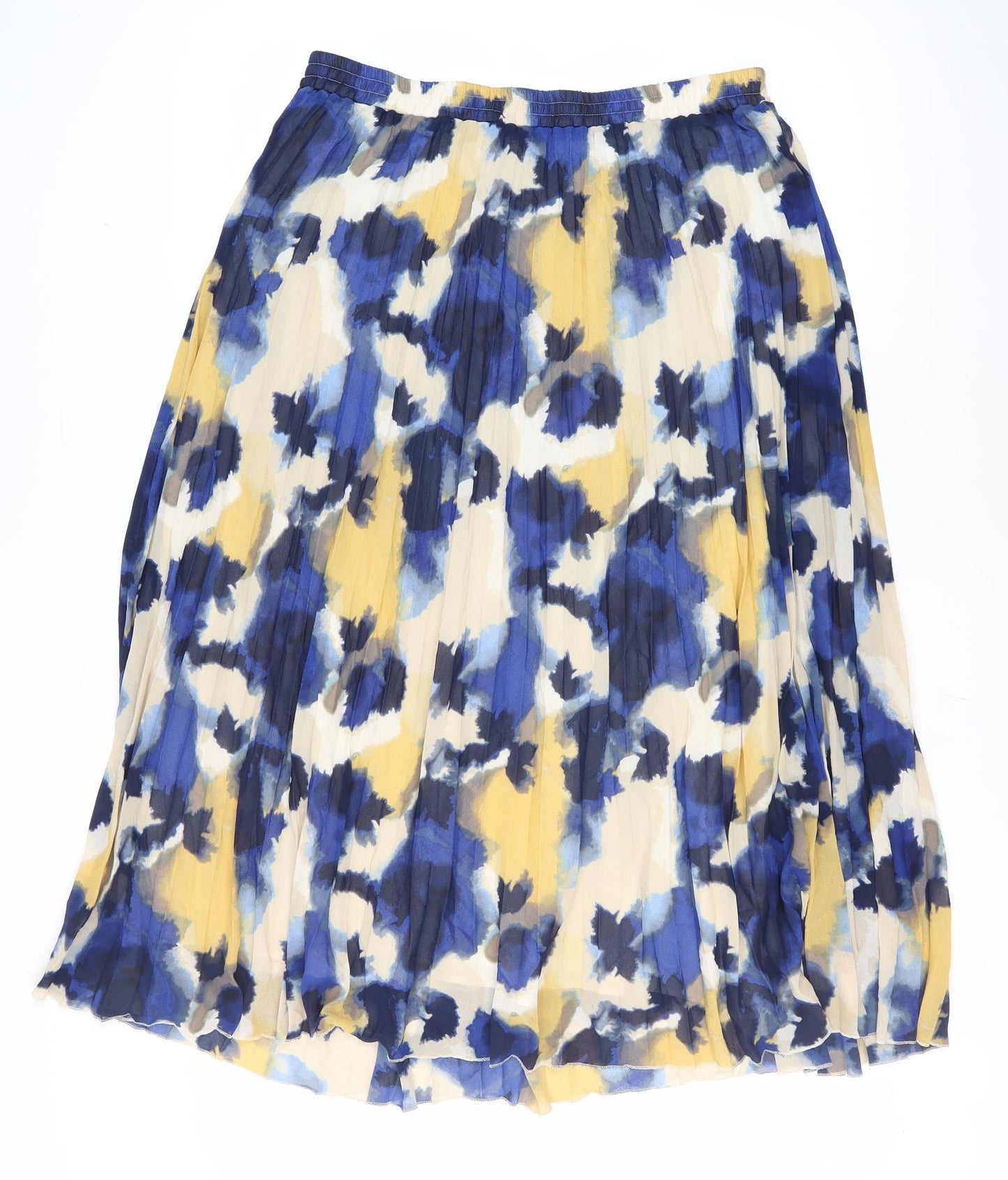 Marks and Spencer Women's Multicoloured Pleated Midi Skirt