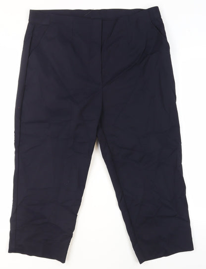 Womens UK Size 18 Marks and Spencer   Blue Trousers