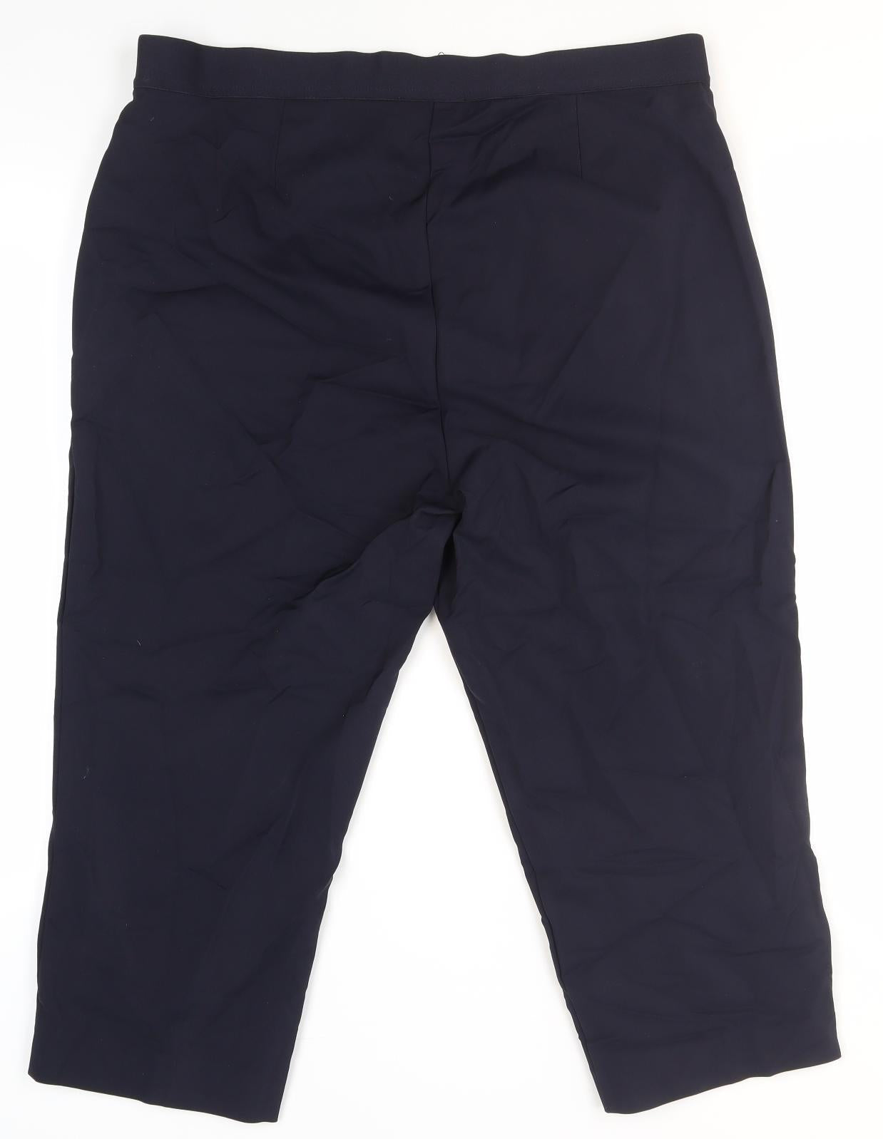 Womens UK Size 18 Marks and Spencer   Blue Trousers