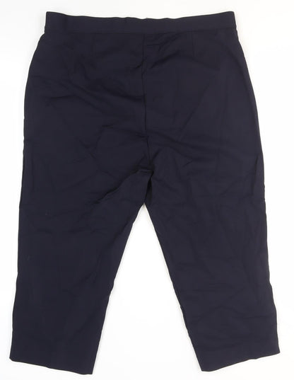 Womens UK Size 18 Marks and Spencer   Blue Trousers