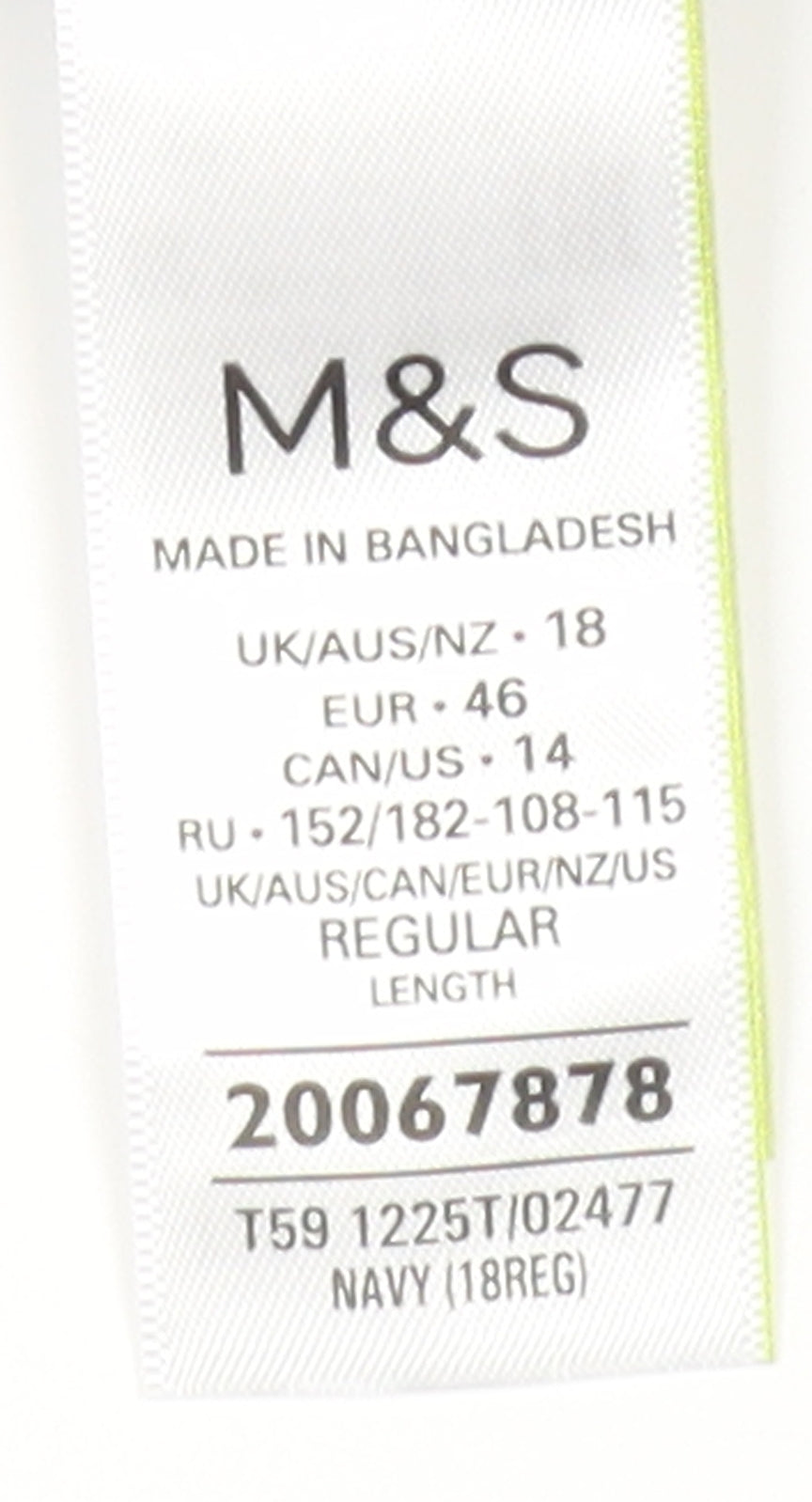 Womens UK Size 18 Marks and Spencer   Blue Trousers
