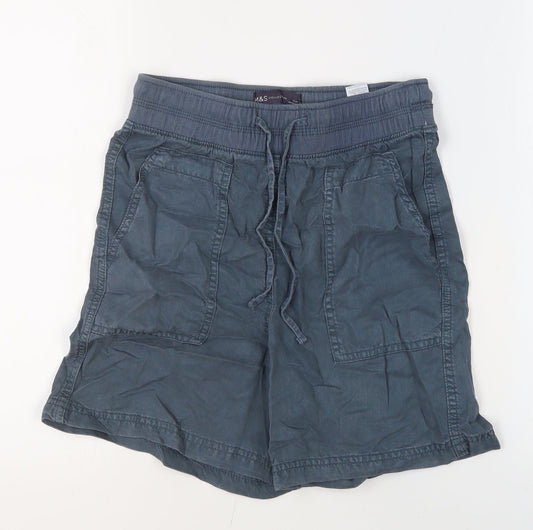 Marks and Spencer Women's Blue Cargo Shorts