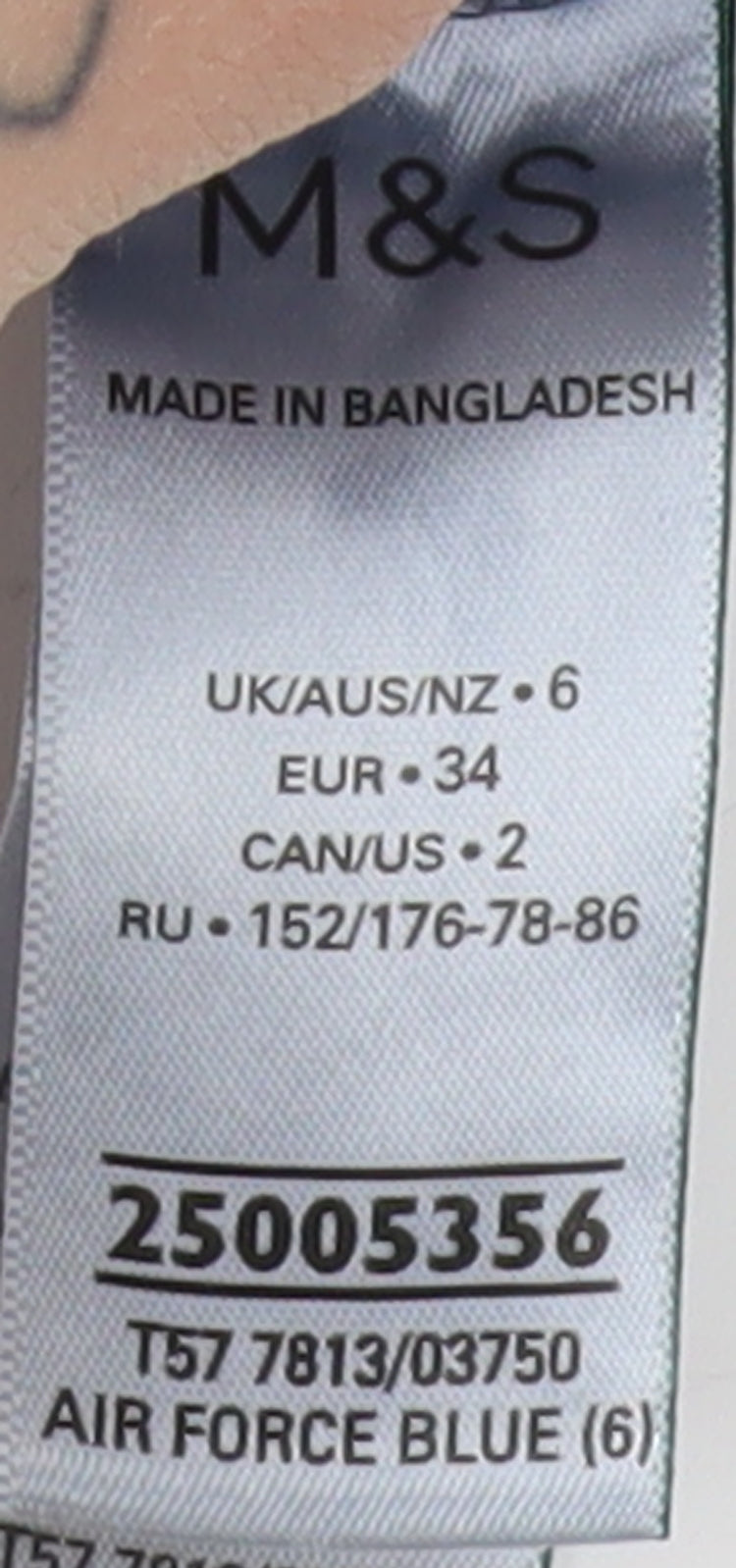 Marks and Spencer Women's Blue Cargo Shorts