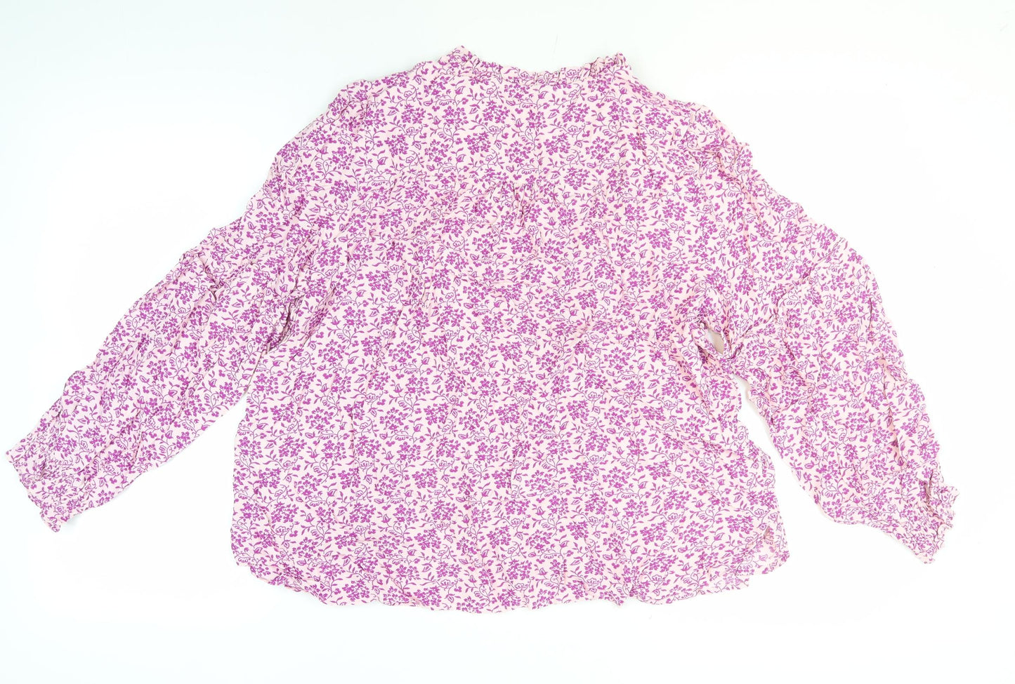 Womens UK Size 20 Marks and Spencer Pink Tunic Blouse