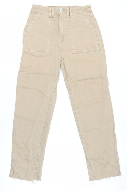 Marks and Spencer Beige Straight Jeans, Size 8