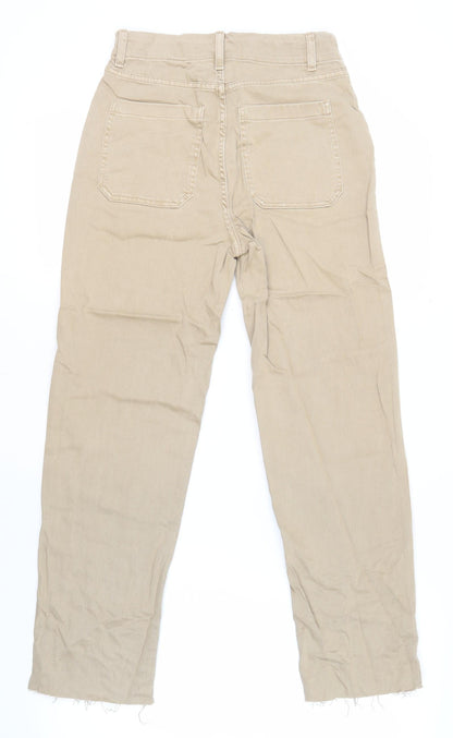 Marks and Spencer Beige Straight Jeans, Size 8