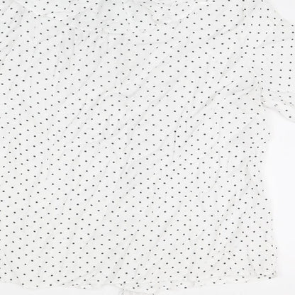 Womens UK Size 8 Marks and Spencer White Basic T-Shirt