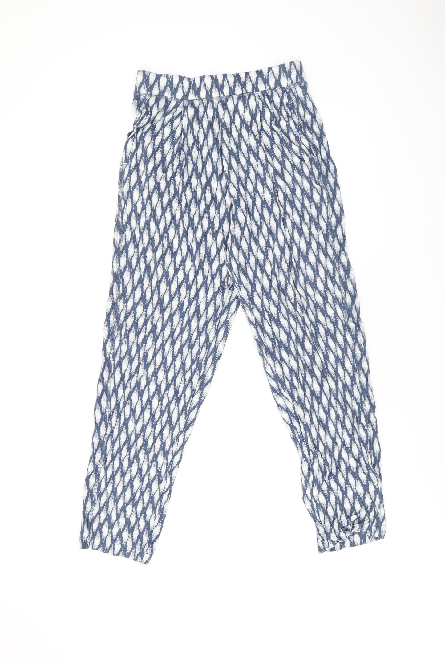 Womens UK Size 6 Marks and Spencer Regular Fit  Blue Trousers