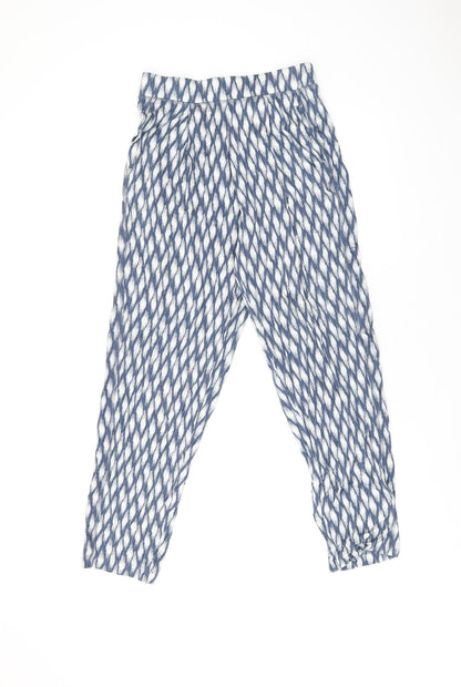 Womens UK Size 6 Marks and Spencer Regular Fit  Blue Trousers