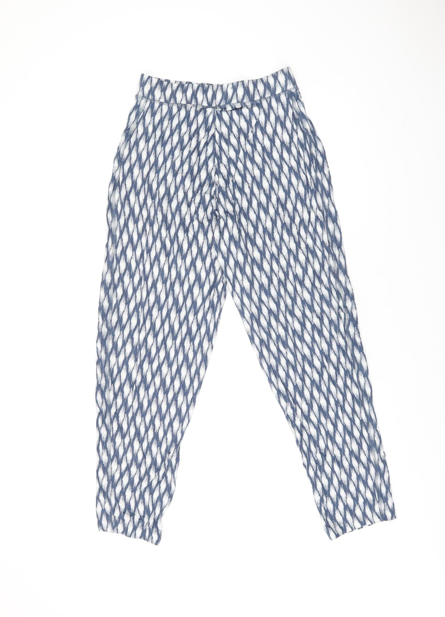 Womens UK Size 6 Marks and Spencer Regular Fit  Blue Trousers