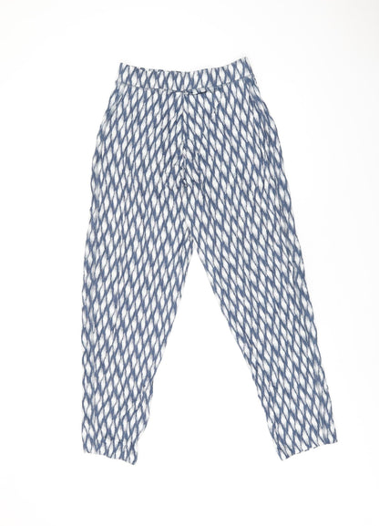 Womens UK Size 6 Marks and Spencer Regular Fit  Blue Trousers