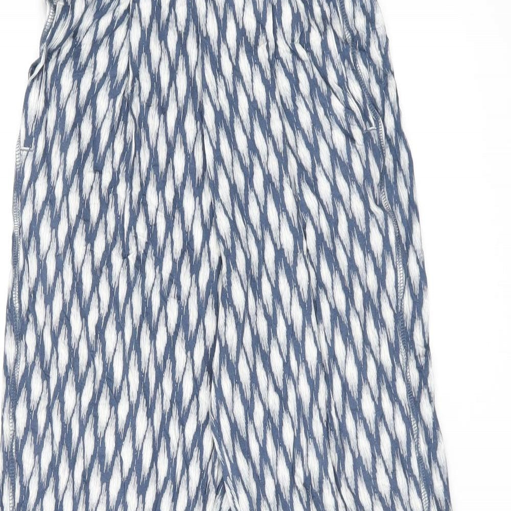 Womens UK Size 6 Marks and Spencer Regular Fit  Blue Trousers