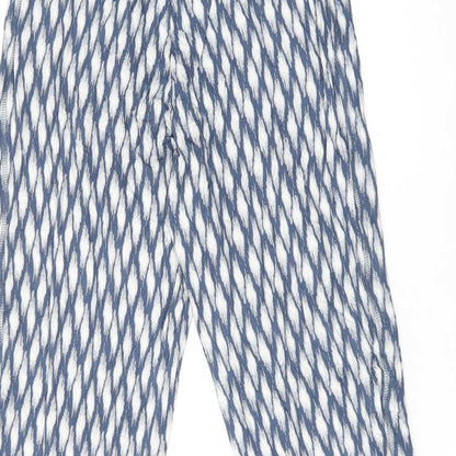 Womens UK Size 6 Marks and Spencer Regular Fit  Blue Trousers