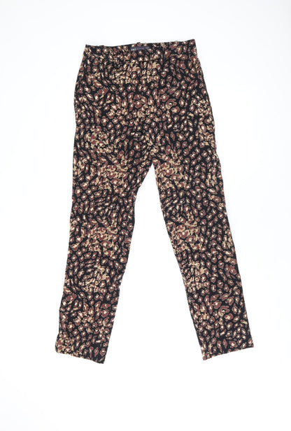 Womens UK Size 8 Marks and Spencer Regular Fit  Black Trousers