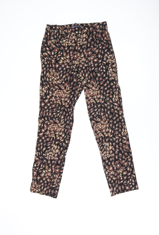 Womens UK Size 8 Marks and Spencer Regular Fit  Black Trousers