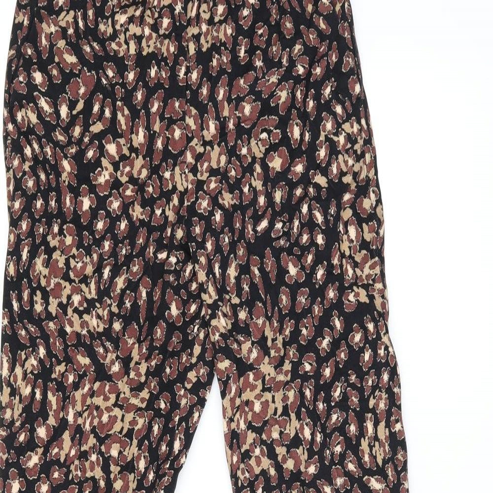 Womens UK Size 8 Marks and Spencer Regular Fit  Black Trousers