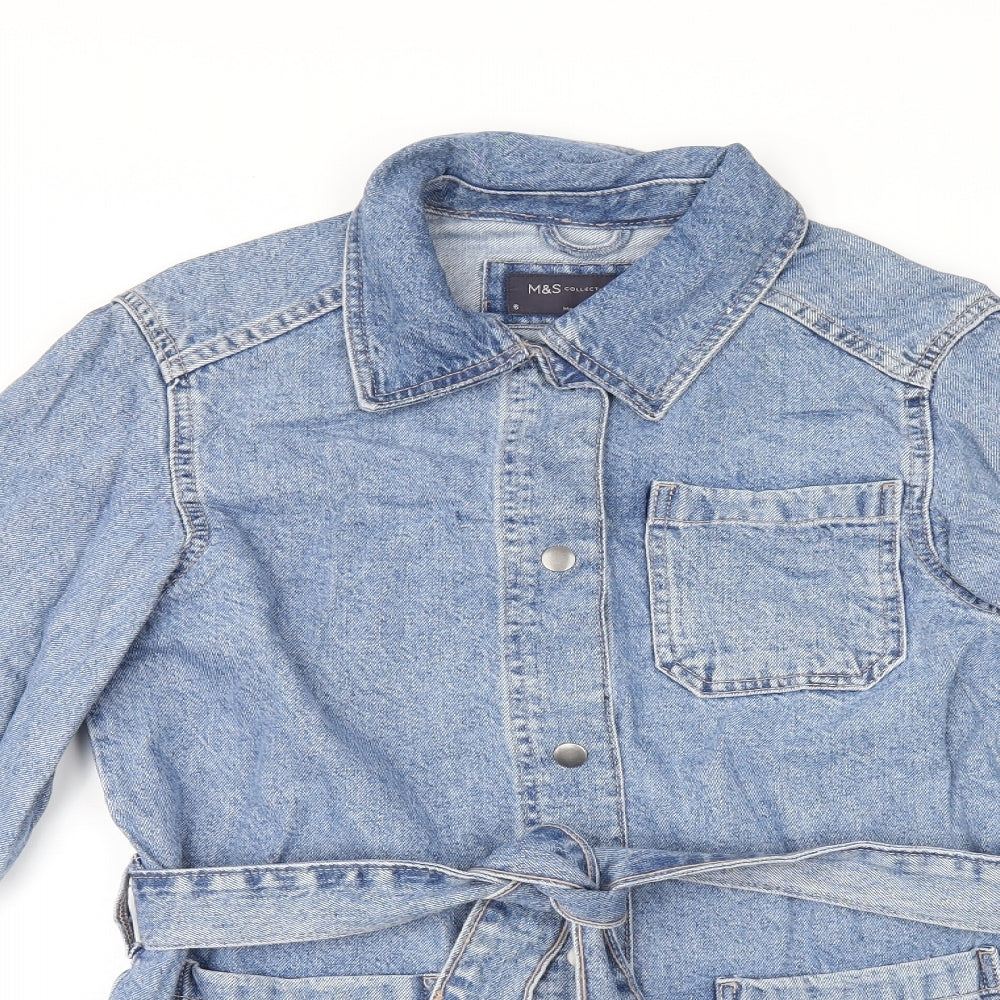 Womens UK Size 6 Marks and Spencer Blue Jacket
