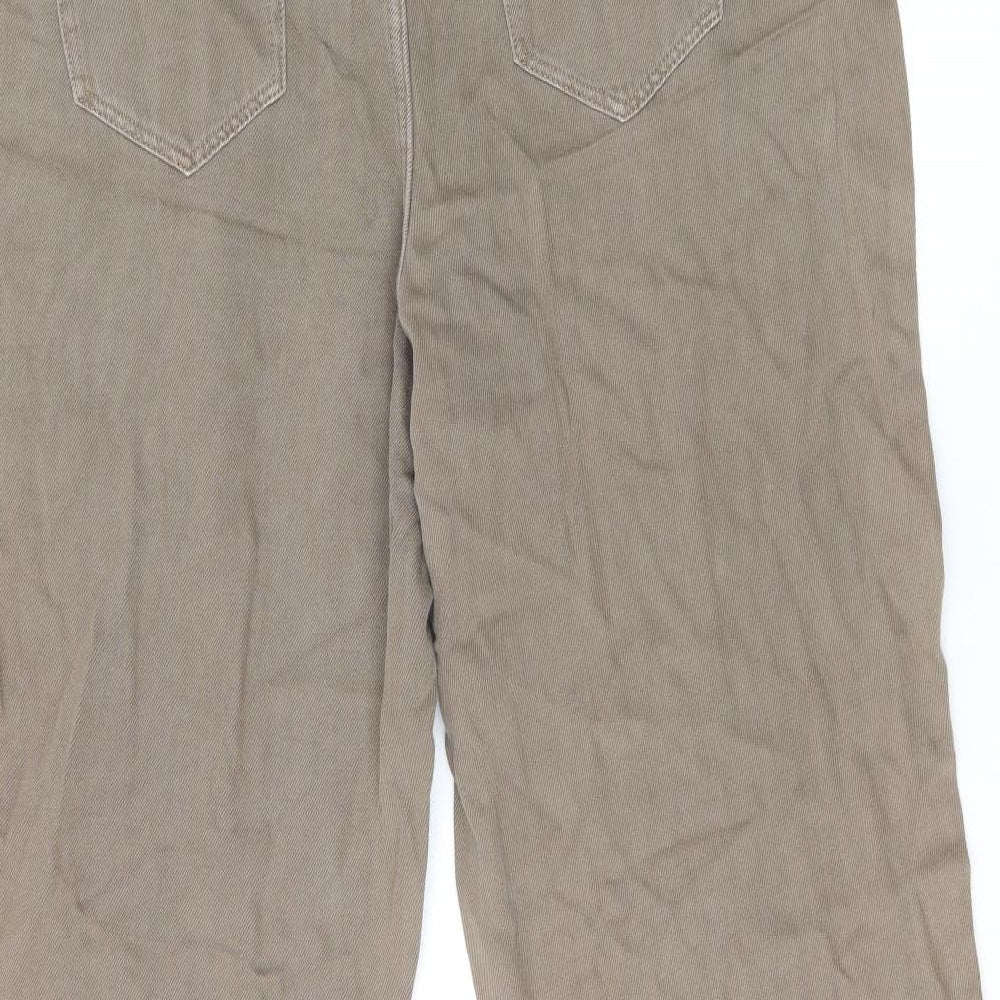 Per Una Womens Brown Cotton Skinny Jeans Size 18 L26 in Regular Zip