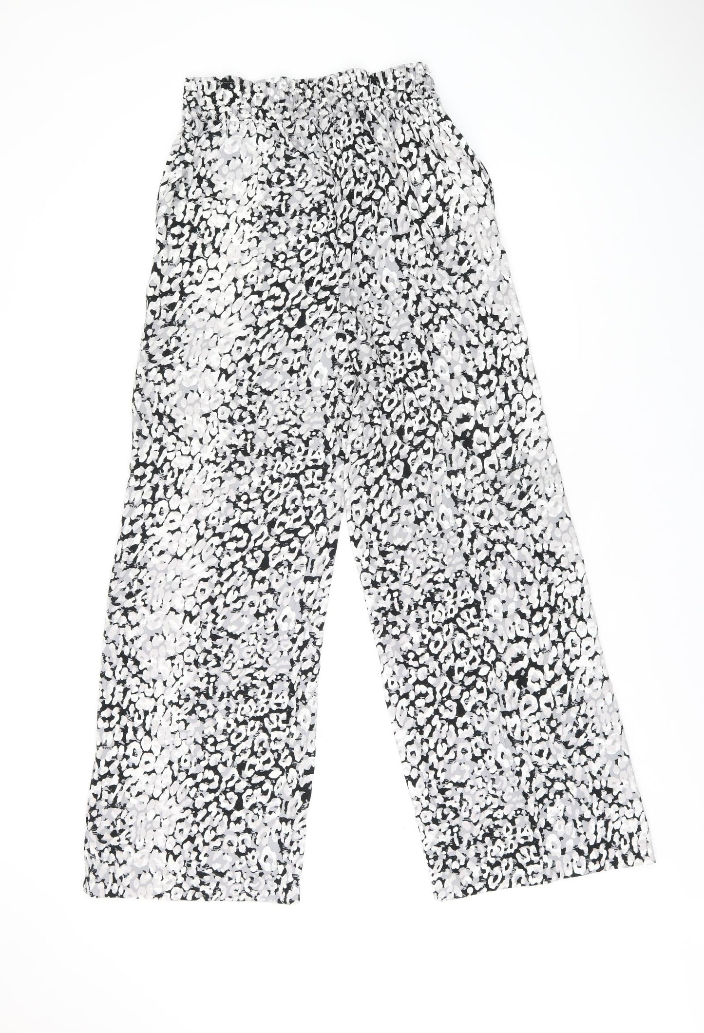 Womens UK Size 8 Marks and Spencer Regular Fit  Black Trousers