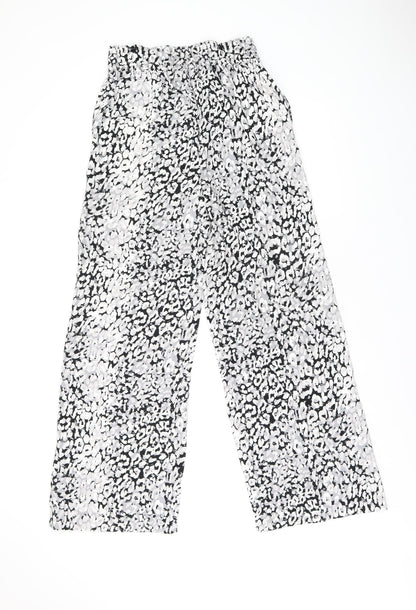 Womens UK Size 8 Marks and Spencer Regular Fit  Black Trousers