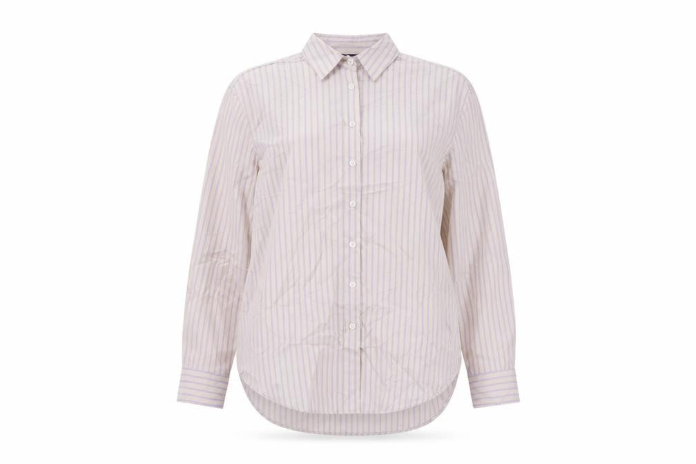 Womens UK Size 10 Marks and Spencer Grey Basic Button-Up