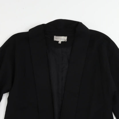 Amaryllis Womens Black Jacket Blazer Size 12 - Open