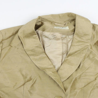 Womens UK Size 16 Kaliko Beige Jacket