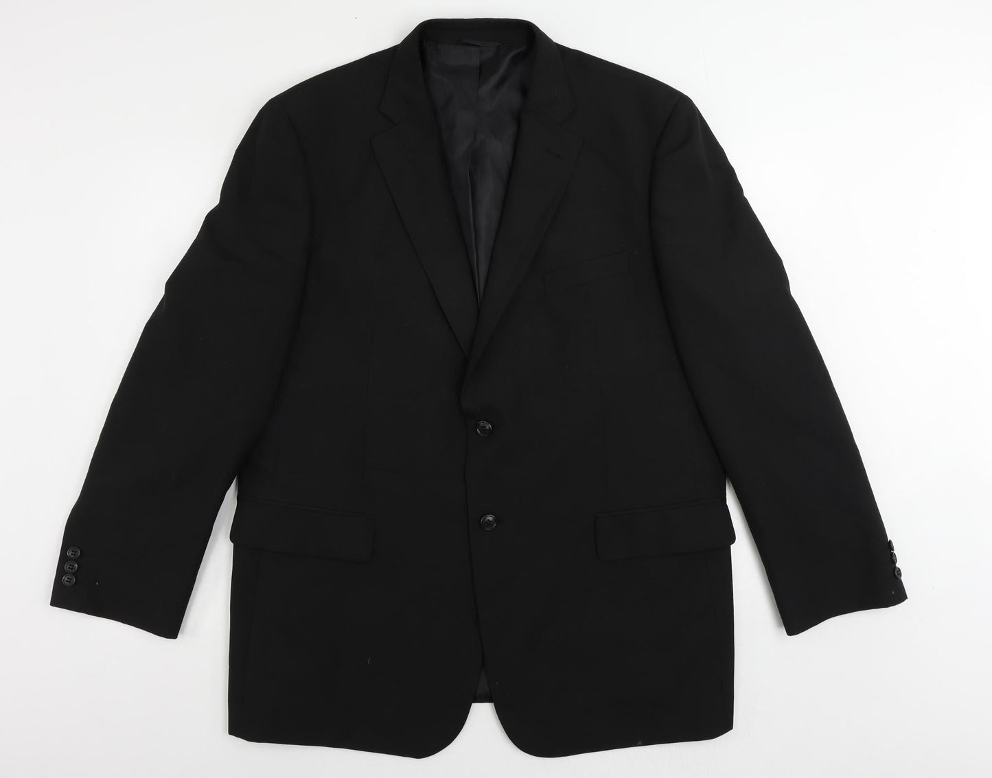 Mens UK Size 46 Jack Reid Regular Black Suit Jacket