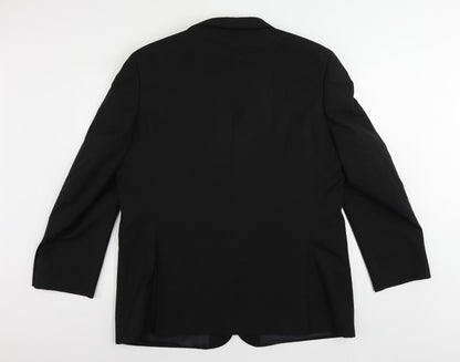 Mens UK Size 46 Jack Reid Regular Black Suit Jacket