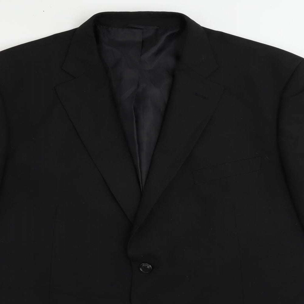 Mens UK Size 46 Jack Reid Regular Black Suit Jacket