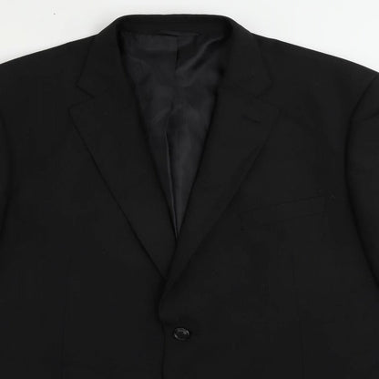 Mens UK Size 46 Jack Reid Regular Black Suit Jacket