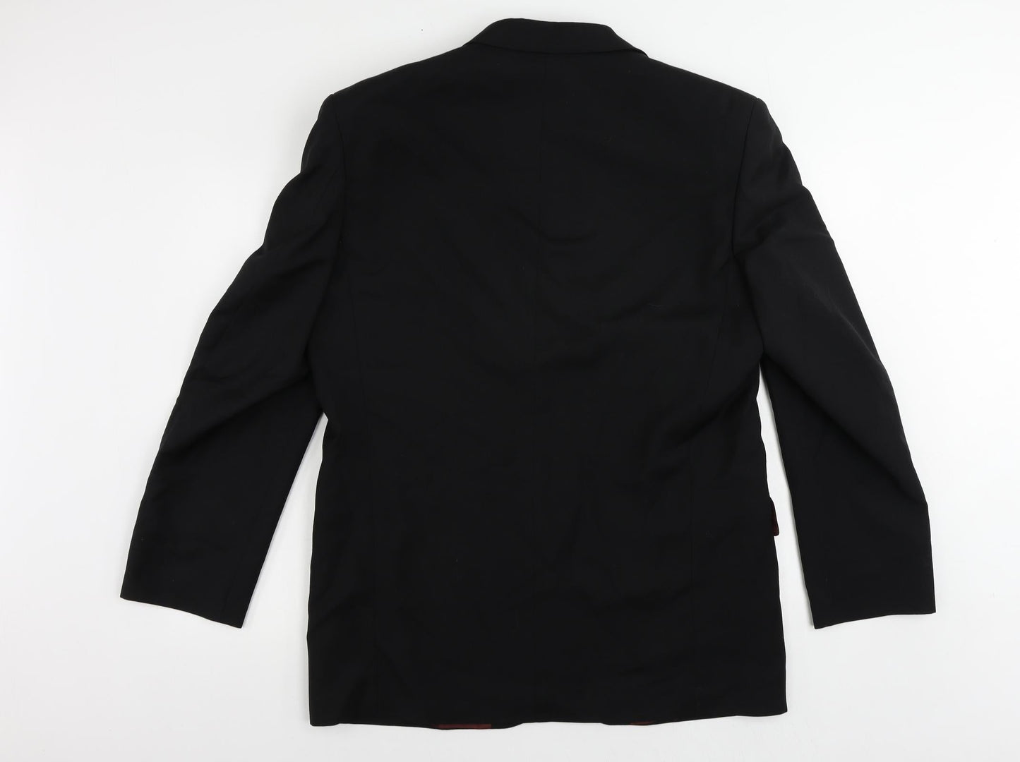 Mens UK Size 42 Fellini Regular Black Suit Tuxedo