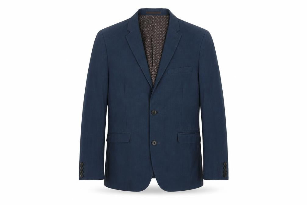 Mens UK Size 40 OneSix5ive Regular Blue Suit Jacket