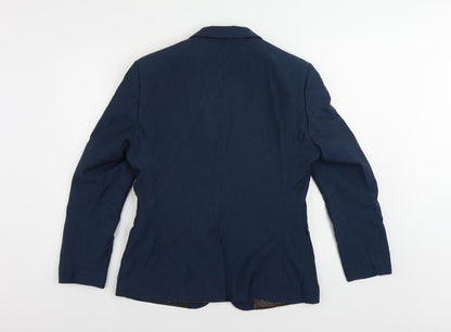 Mens UK Size 40 OneSix5ive Regular Blue Suit Jacket