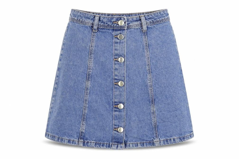 Womens UK Size 6 Divided by H&M Mini Denim Skirt