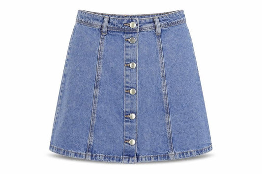 Womens UK Size 6 Divided by H&M Mini Denim Skirt