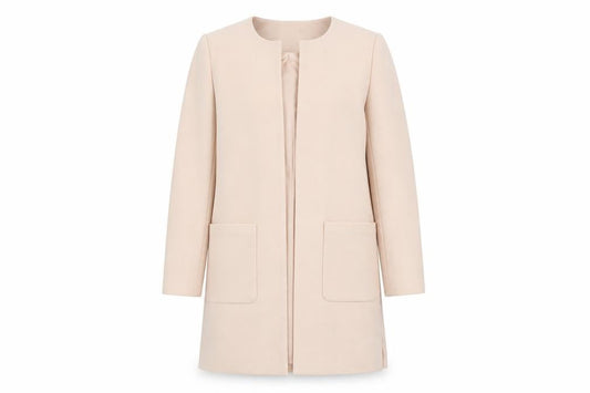 Womens UK Size 4 H&M Pink Overcoat