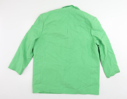 ASOS Womens Green Jacket Blazer Size 14 Button